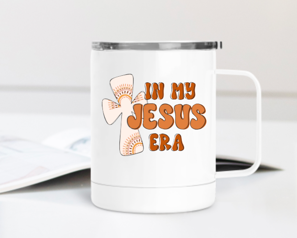 In My Jesus Era 12oz Travel Mug