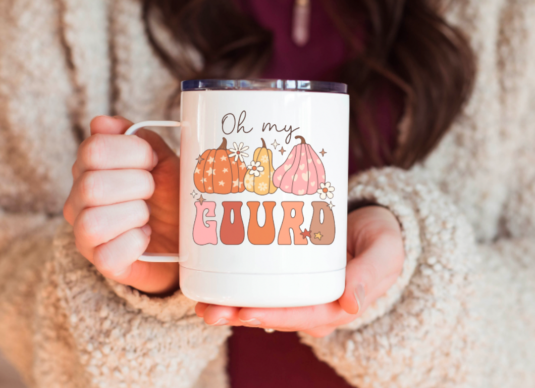 Oh My Gourd 12oz Travel Mug