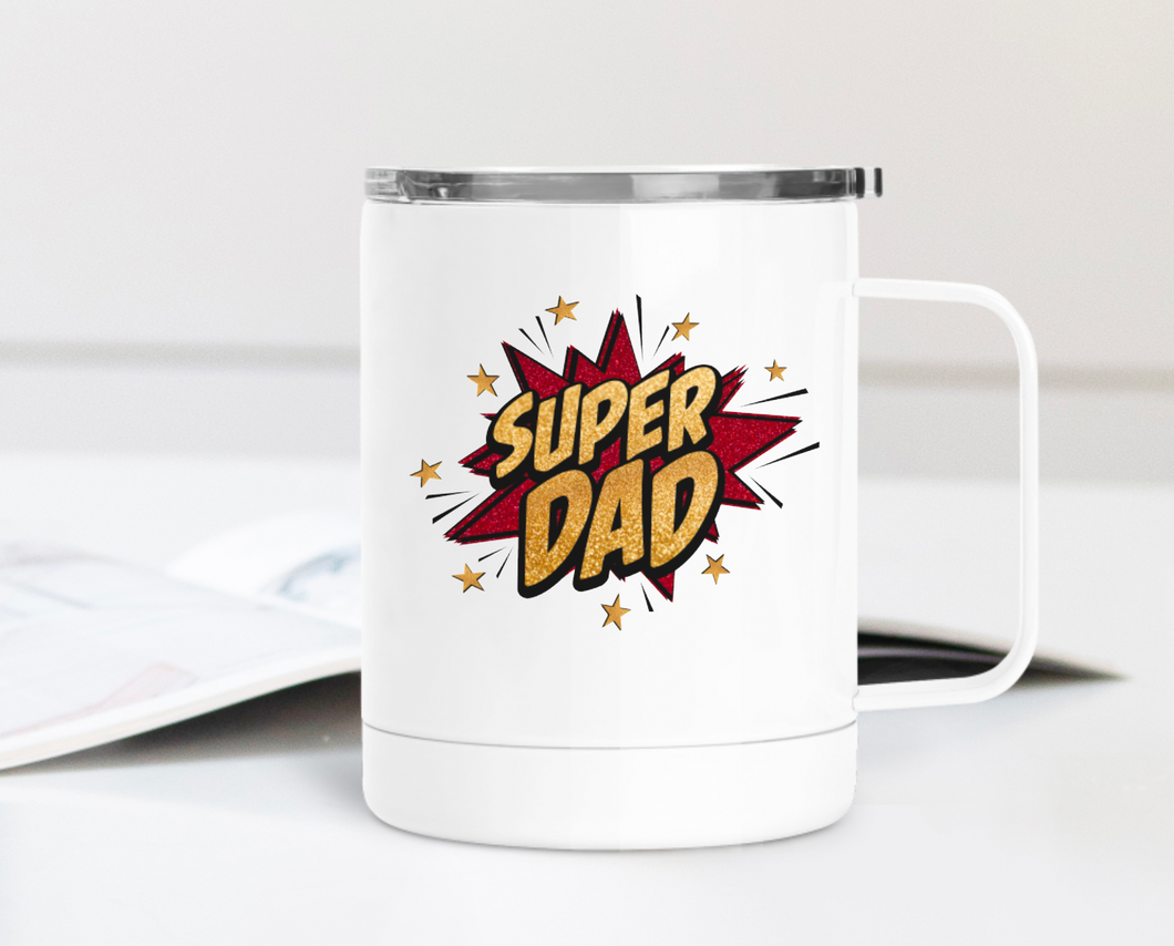 Super Dad 12oz Travel Mug