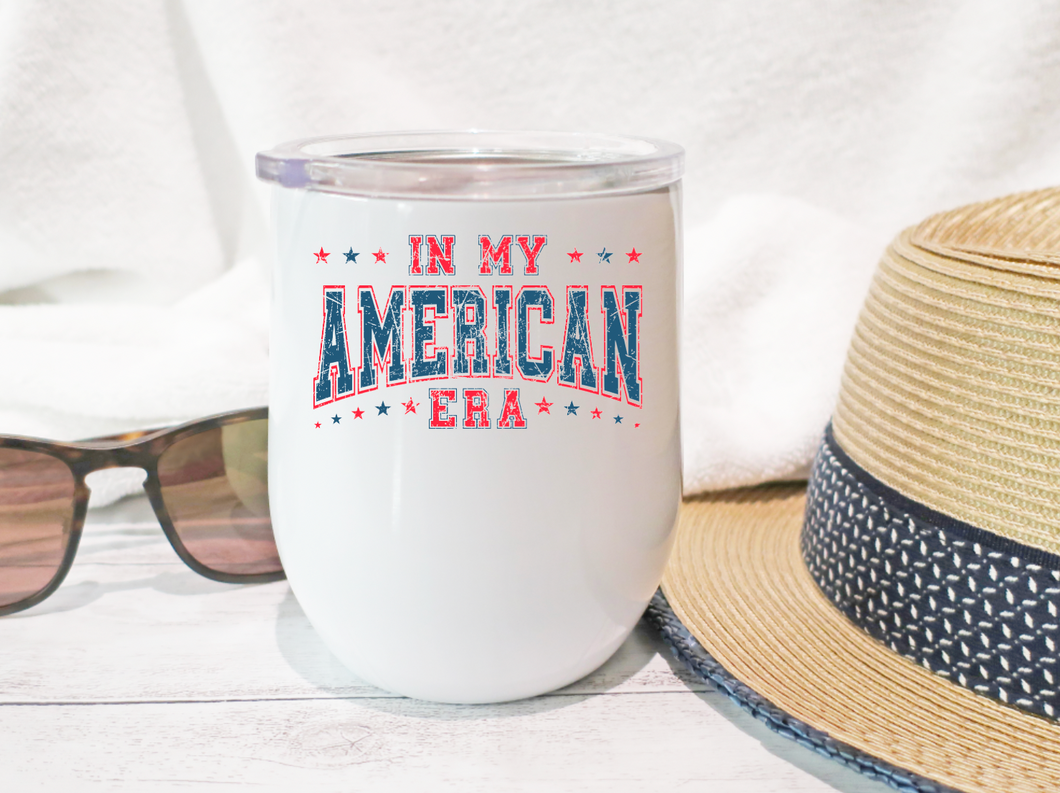 In My American Era 12oz Insulated Stemless Wine Tumbler