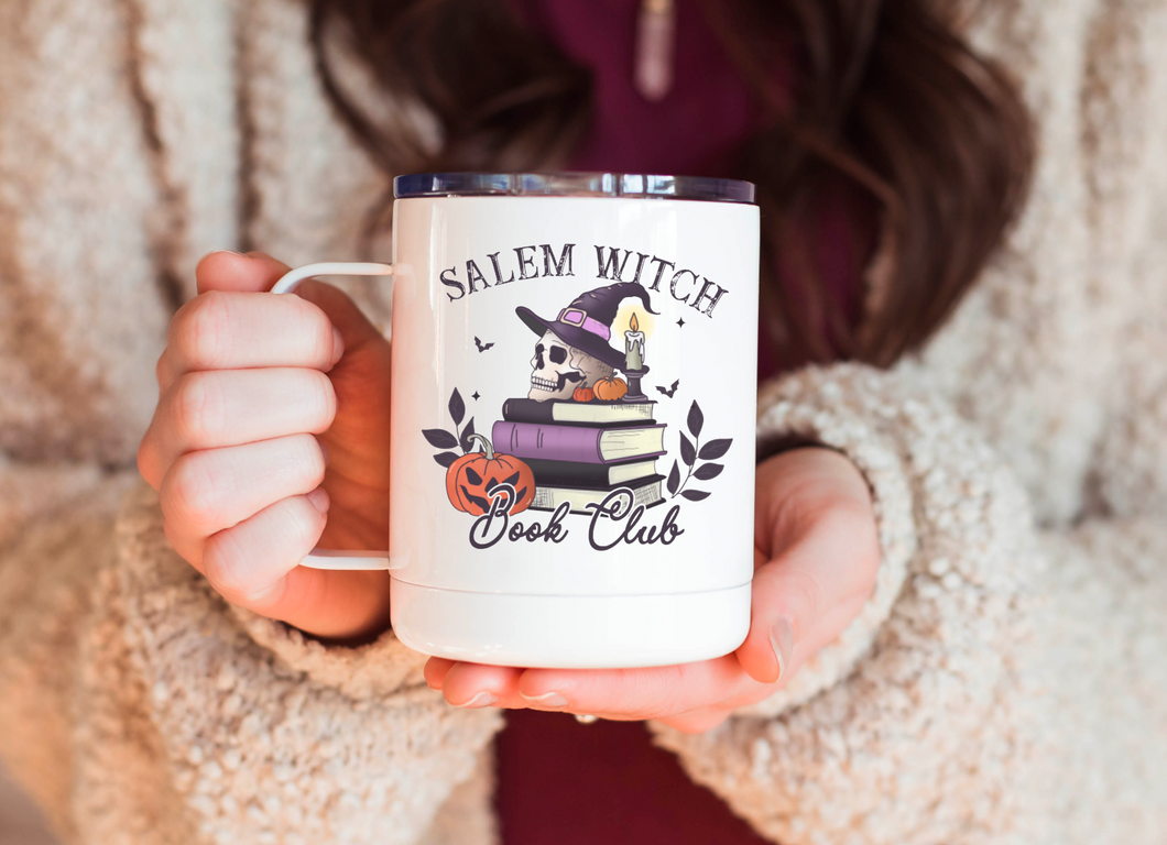 Salem Witch Book Club 12oz Travel Mug