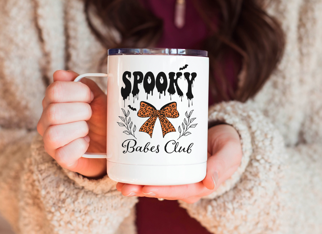 Spooky Babes Club 12oz Travel Mug