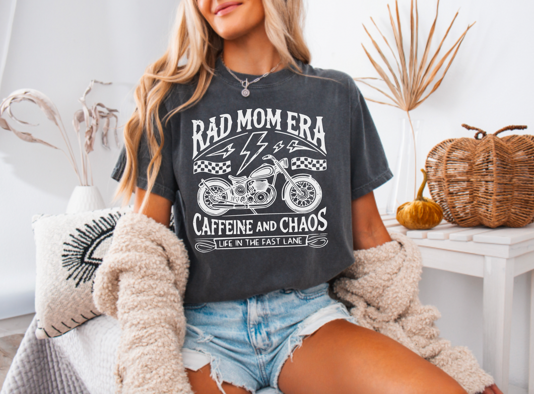 Rad Mom Era Comfort Colors Graphic Tee