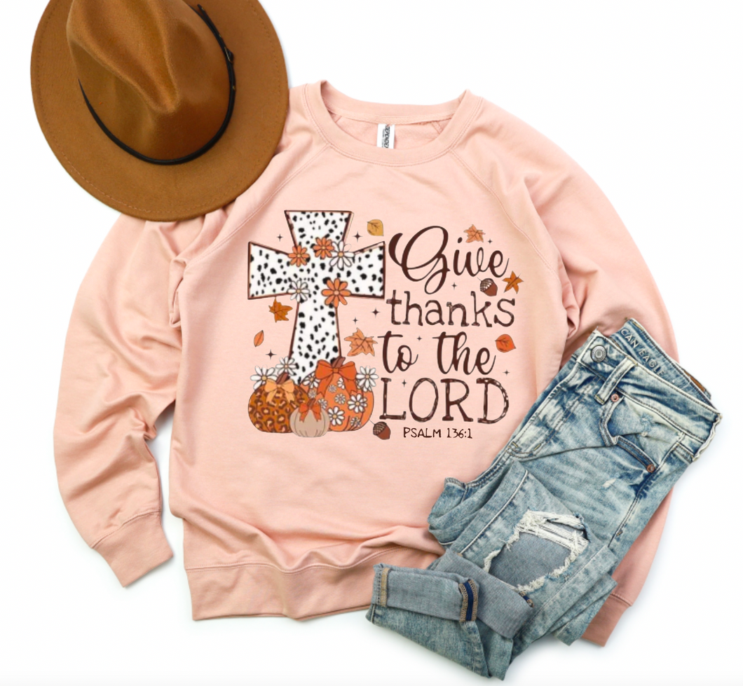 Give Thanks to the Lord Crewneck Sweatshirt