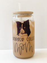 Load image into Gallery viewer, Dog Mom 16oz Glass Can Cups
