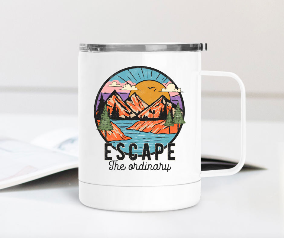 Escape the Ordinary 12oz Travel Mug