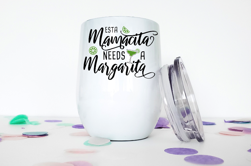 Esta Mamacita 12oz Stemless Insulated Wine Tumbler