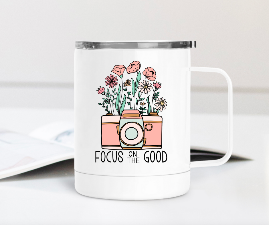 Focus on the Good 12oz Travel Mug