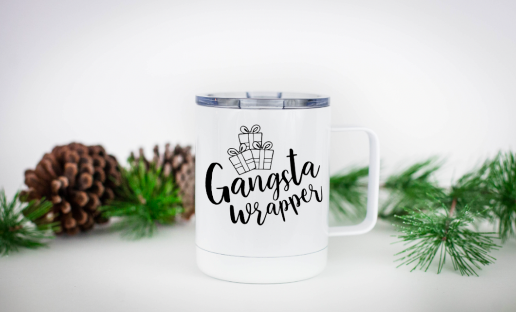 Gangsta Wrapper 12oz Travel Mug