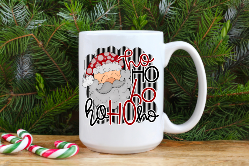 Ho Ho Ho Santa 15oz Ceramic Mug