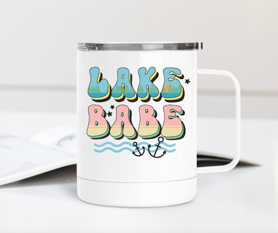 Lake Babe 12oz Travel Mug