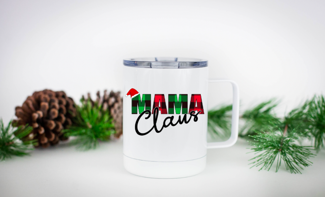 Mama Claus 12oz Travel Mug