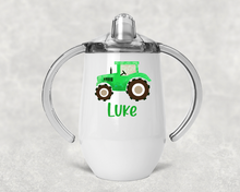 Load image into Gallery viewer, Green Tractor Kids Cup
