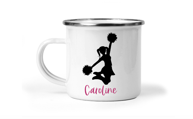 Cheerleader Silhouette Kids Cup