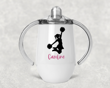 Load image into Gallery viewer, Cheerleader Silhouette Kids Cup
