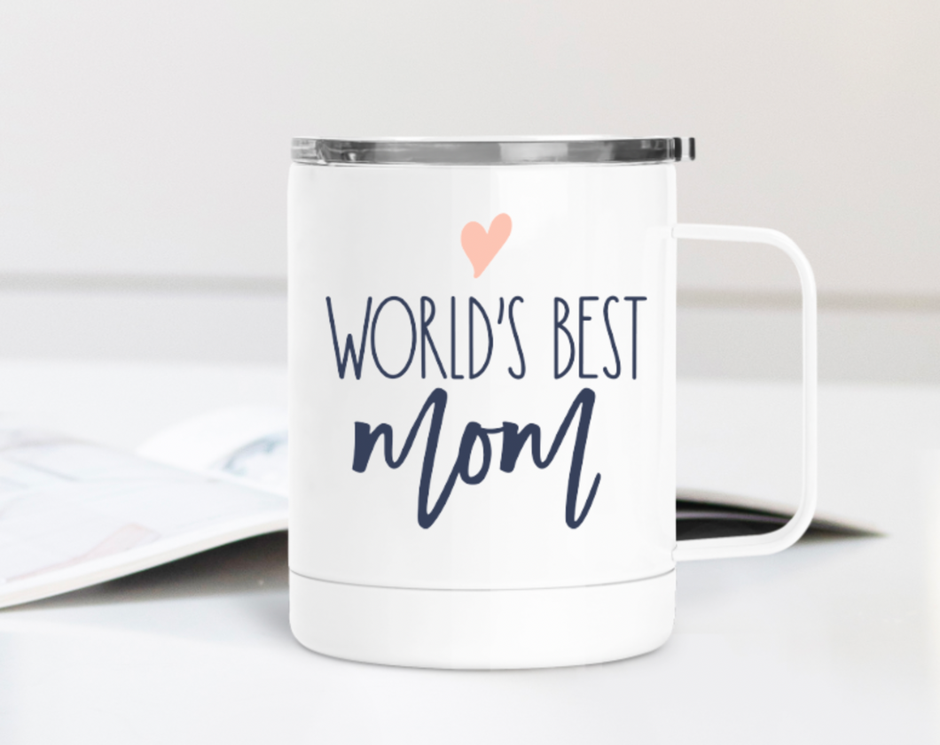 World's Best Mom 12oz Travel Mug