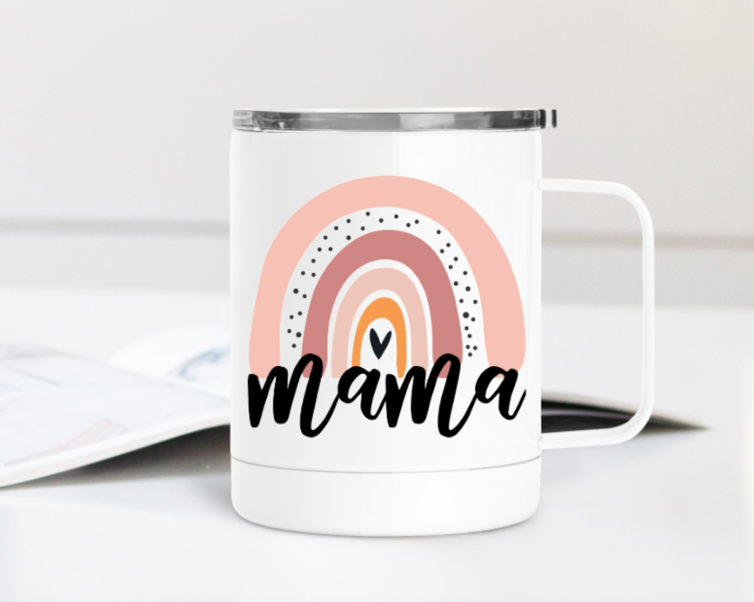 Rainbow Mama 12oz Travel Mug