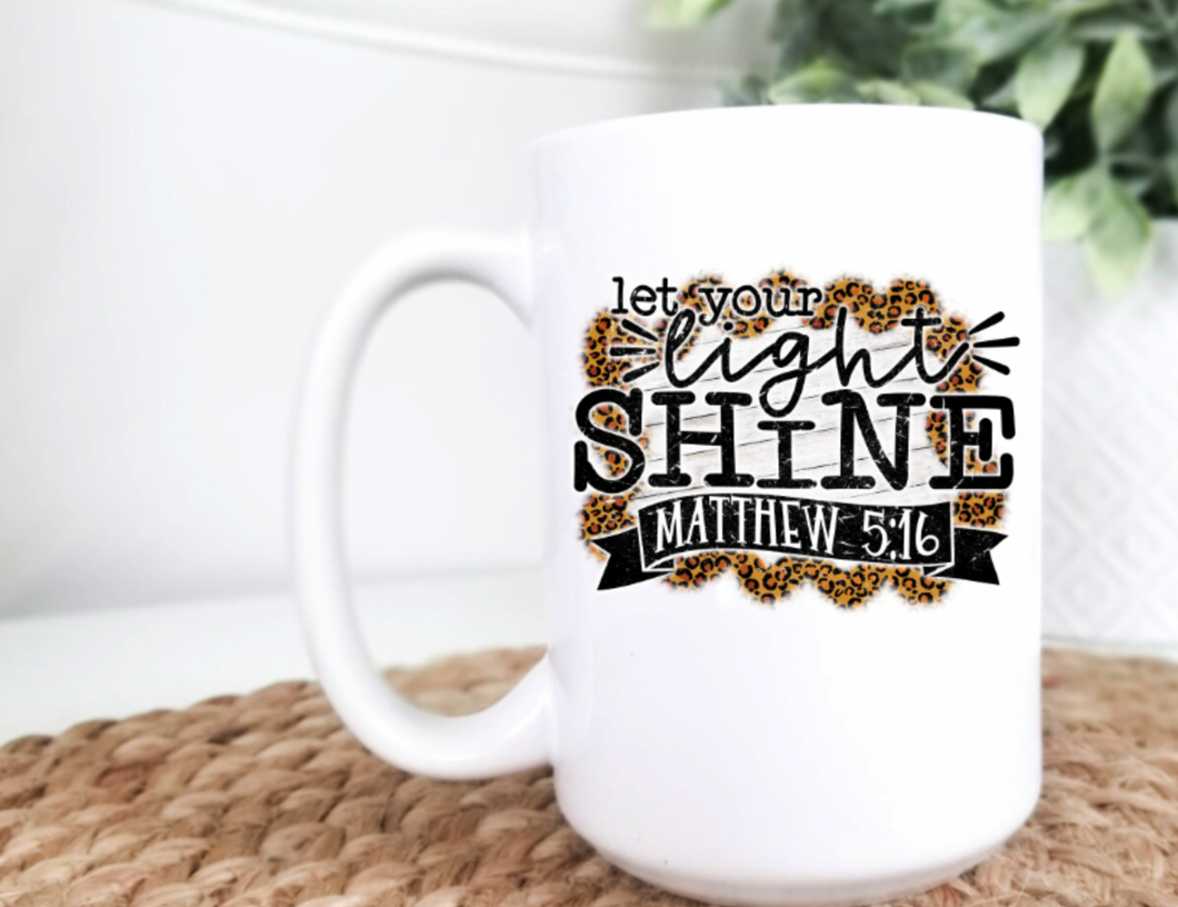 Let Your Light Shine 15oz Ceramic Mug