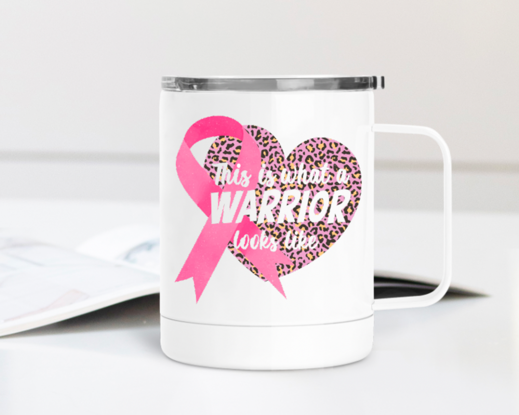 This is What a Warrior Looks Like 12oz Travel Mug