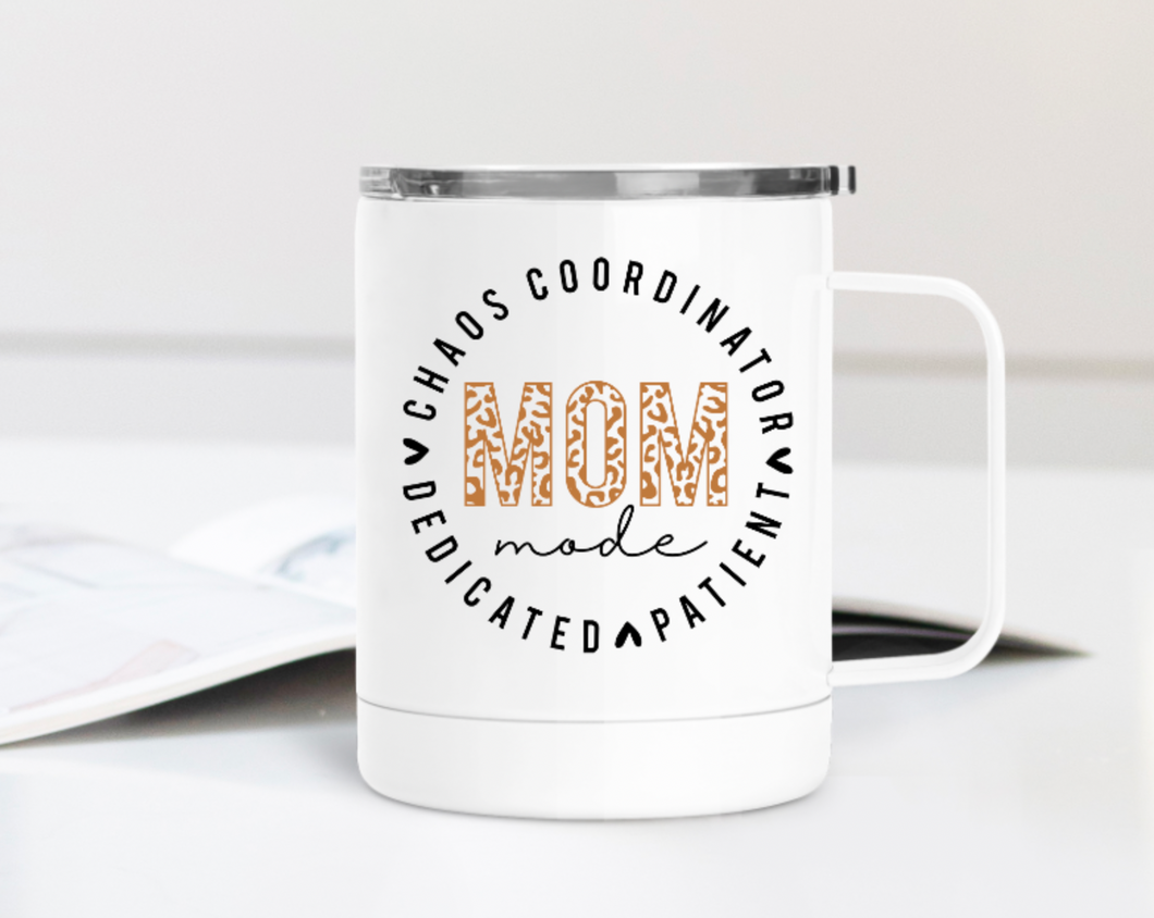 Mom Mode 12oz Travel Mug