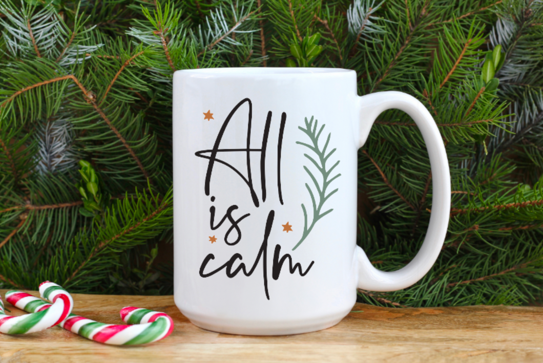 All is Calm 15oz Ceramic Mug