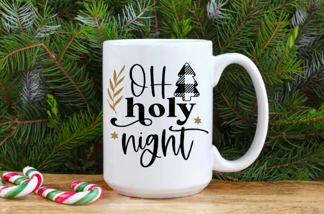 Oh Holy Night 15oz Ceramic Mug