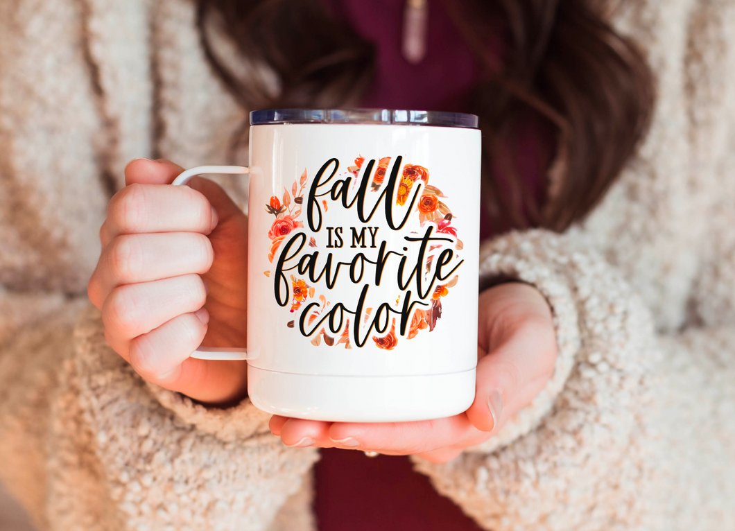 Fall is My Favorite Color 12oz Travel Mug