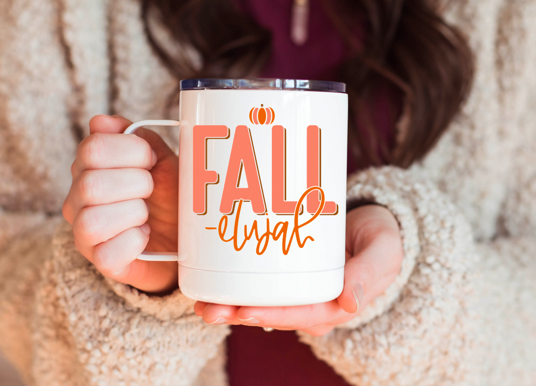 Fall-elujah 12oz Travel Mug