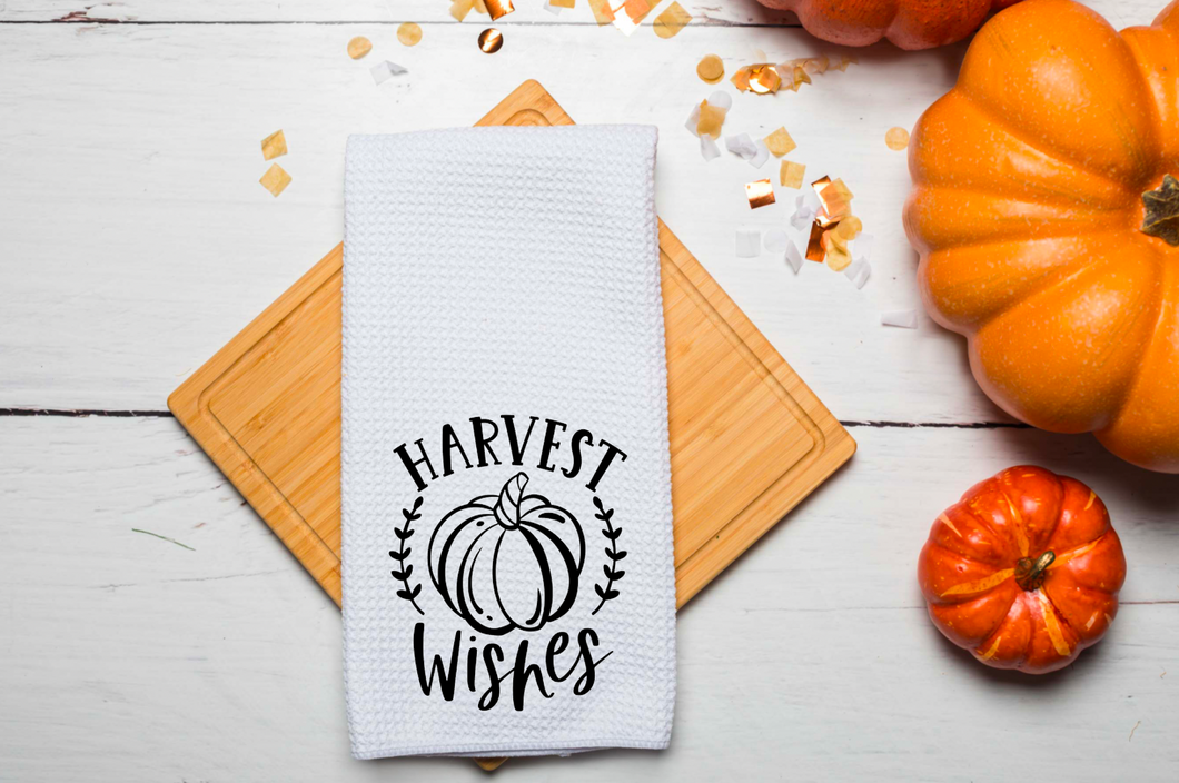 Harvest Wishes Waffle Weave 16