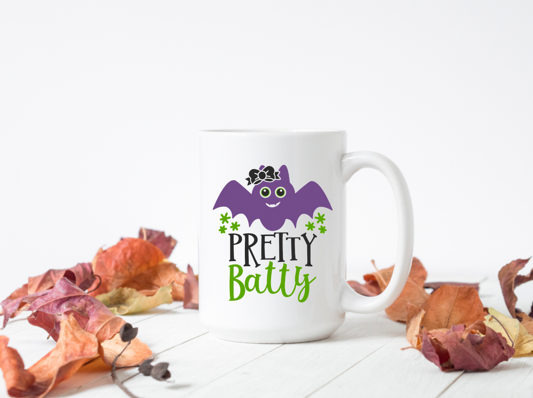 Pretty Batty 15oz Ceramic Mug