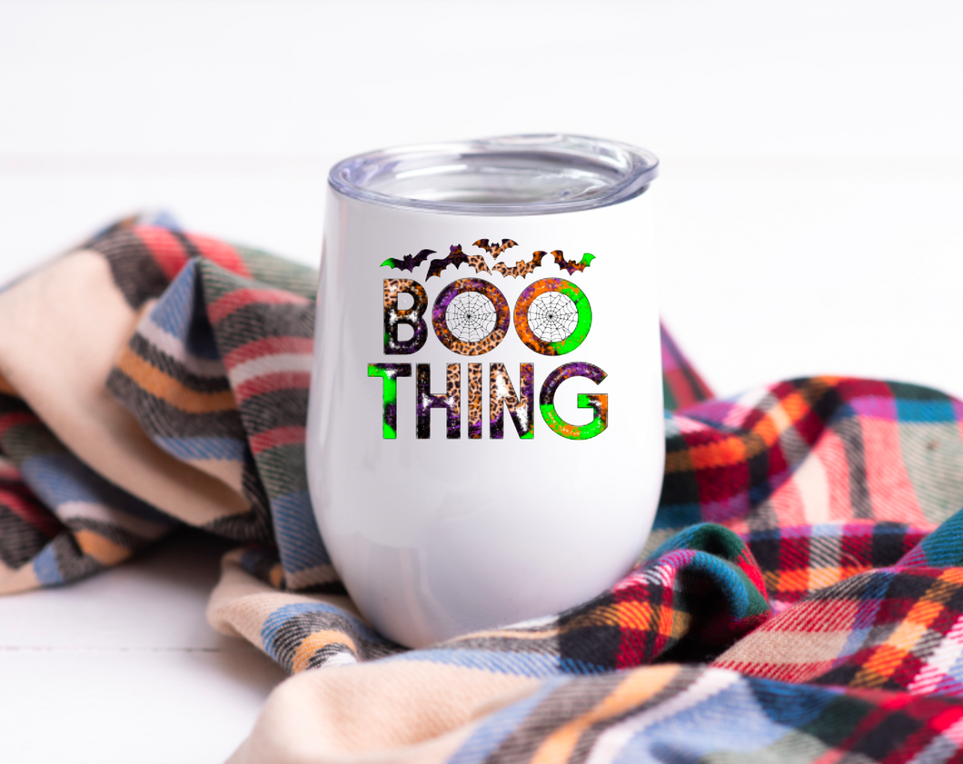 Boo Thing 12oz Insulated Stemless Wine Tumbler