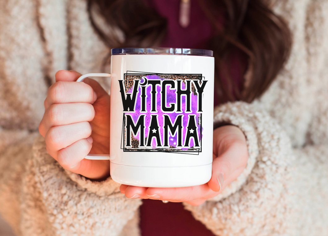 Witchy Mama 12oz Travel Mug