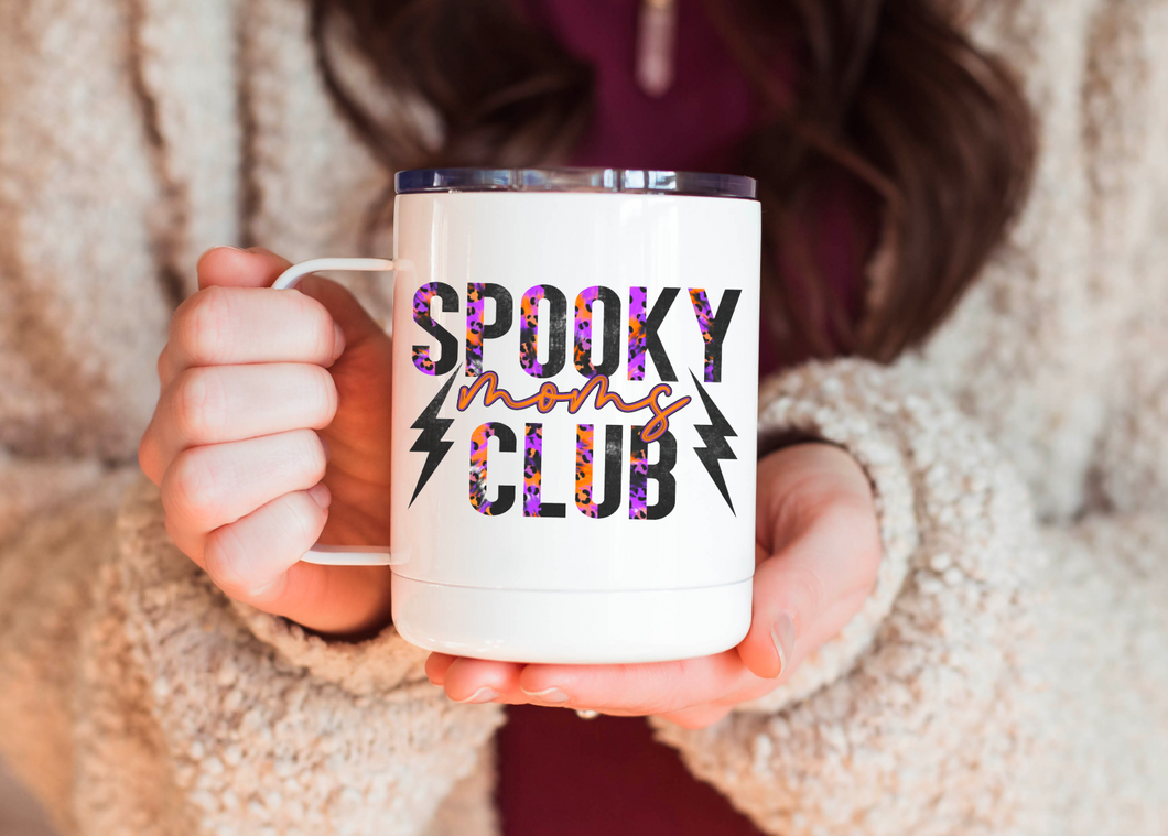 Spooky Moms Club 12oz Travel Mug