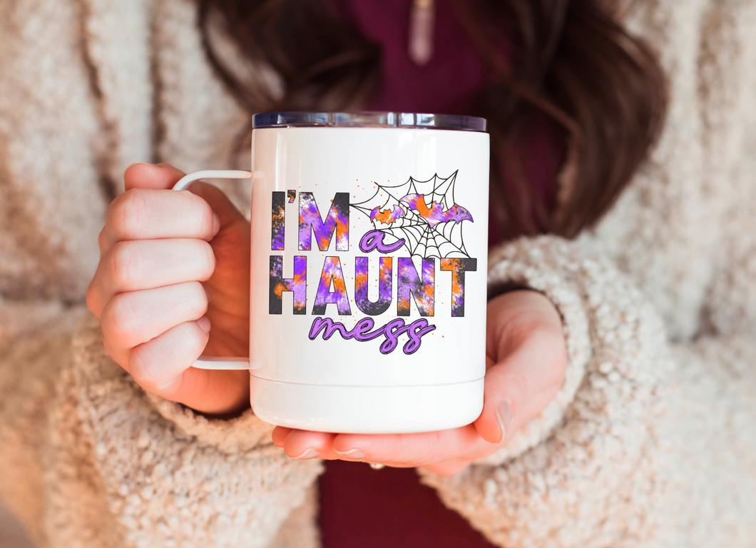 I'm a Haunt Mess 12oz Travel Mug