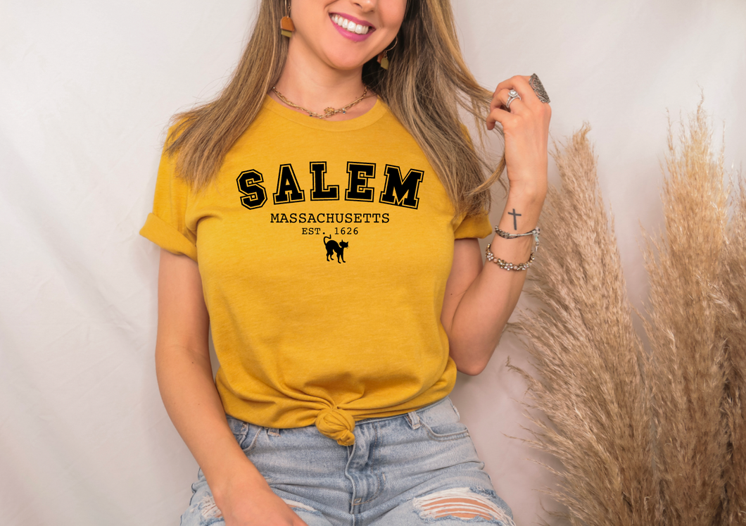 Varsity Salem Massachusetts Graphic Tee