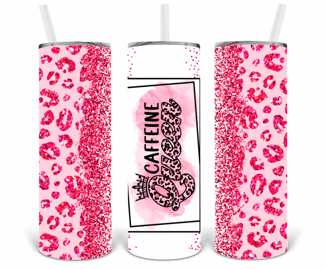 Caffeine Queen 20oz Insulated Tall Tumbler with Straw