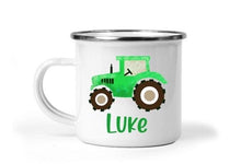 Load image into Gallery viewer, Green Tractor Kids Cup
